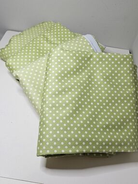 Pottery Barn Kids Curtains Blackout Set Of Four Panels Green Apple Dottie 44×96